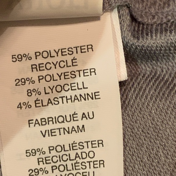 Vuori Polo Shirt Mens XL Knit Twill Performance Gray Lightweight Preppy Neutral - Picture 5 of 7